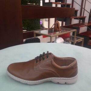 ZAPATO RINGO HOMBRE CUERO COLOR NEGRO FORRADO ULTRALIVIANO. - SAMPER  CALZADOS